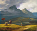 Mountain Landscape Painting - Wilhelm Bendz — artwork view