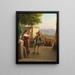 In the Orange Garden in Rome - Wilhelm Brücke — framed artwork on a wall