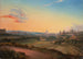 View of Rome in the evening light - Wilhelm Brücke — artwork view