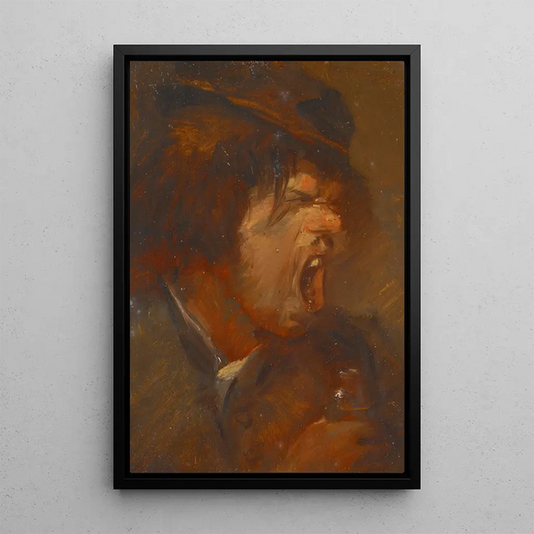 Medicinal bitter - Wilhelm Busch — framed artwork on a wall