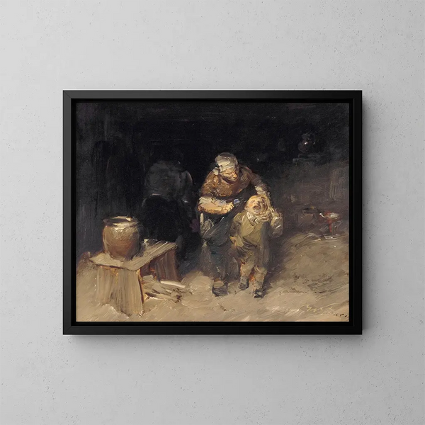 Petit mais têtu - Wilhelm Busch — framed artwork on a wall
