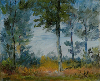 Forest Edge Painting - Wilhelm Busch — artwork view