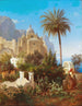 the Church of Capri by San Stefano - Wilhelm Emil Robert Heck — artwork view