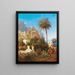 the Church of Capri by San Stefano - Wilhelm Emil Robert Heck — framed artwork on a wall