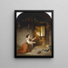 First Steps - Wilhelm Emil Robert Heck — framed artwork on a wall