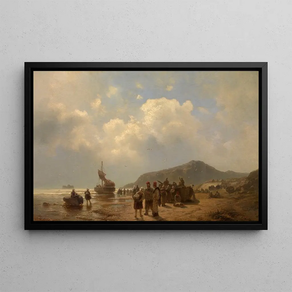 Scheveningen Painting - Wilhelm Emil Mayer-Rhodius — framed artwork on a wall