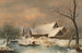 Winter Snowy Landscape Painting - Wilhelm Heinrich Schneider — artwork view