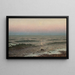 Evening by the seaside with Oxelösund motif - Wilhelm Jaensson — framed artwork on a wall