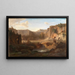 Tombes rupestres étrusques près des ruines de Falerii - Wilhelm Klose — framed artwork on a wall