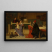 Hugo van der Goes painting the portrait of Marie of Burgundy - Wilhelm Koller — framed artwork on a wall