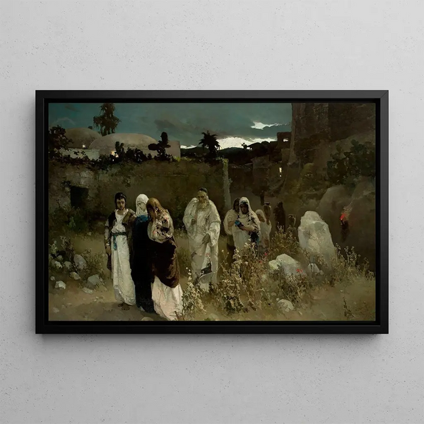1879 - Wilhelm Kotarbinski — framed artwork on a wall