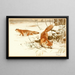 Common Fox - Wilhelm Kuhnert — framed artwork on a wall
