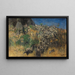 Herd of Zebras in Flight - Wilhelm Kuhnert — framed artwork on a wall