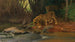 Lions at the jungle stream - Wilhelm Kuhnert — artwork view