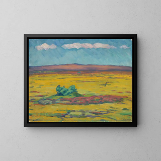 Dre Heide - Wilhelm Laage — framed artwork on a wall