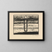 Sunset over the Wadden Sea - Wilhelm Laage — framed artwork on a wall