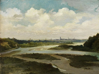 Valley of the Isar with view of Munich - Wilhelm Lichtenheld — artwork view
