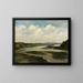 Valley of the Isar with view of Munich - Wilhelm Lichtenheld — framed artwork on a wall