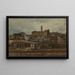 View of the Roman Forum - Wilhelm Ludwig Friedrich Riefstahl — framed artwork on a wall