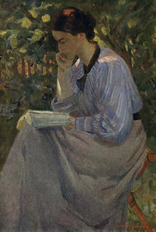Wilhelm Ludwig Lehmann - Lesende Frau Dachau.webp
