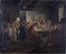 College political painting, after Act I, Scene 2 of La Tinker politique by Ludvig Holberg - Wilhelm Marstrand — artwork view