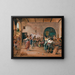 Danse dans une osteria - Wilhelm Marstrand — framed artwork on a wall