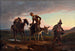La première chevauchée de Don Quichotte vers chez lui - Wilhelm Marstrand — artwork view