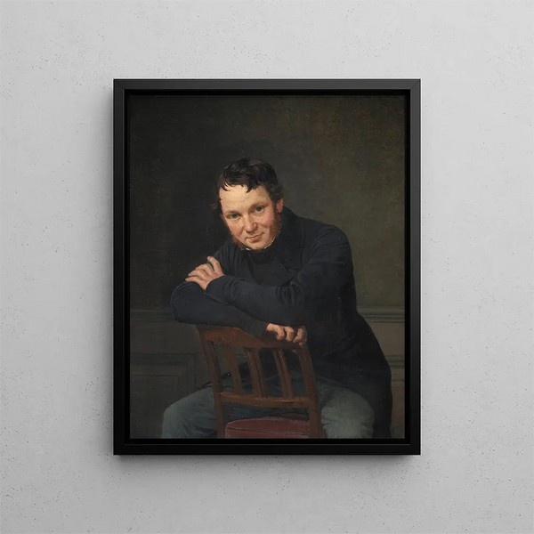 Gottlieb Bindesbøll, architecte danois - Wilhelm Marstrand — framed artwork on a wall