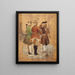 Holberg steps aside for Jacob von Thyboe and Jean de France - Wilhelm Marstrand — framed artwork on a wall