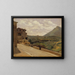 Italian landscape painting - Wilhelm Marstrand — framed artwork on a wall