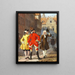 Jacob contre Thybo et Jean de France - Wilhelm Marstrand — framed artwork on a wall