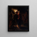 Kissing of Judas - Wilhelm Marstrand — framed artwork on a wall