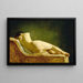 Long-shaped painting model - Wilhelm Marstrand — framed artwork on a wall