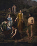 Nausicaa painting brings the clothes of the shipwrecked Ulysses - Wilhelm Marstrand — artwork view