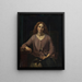 Female Venetian in the Toilets - Wilhelm Marstrand — framed artwork on a wall