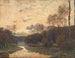 Spring Evening Landscape Painting - Wilhelm Nagel — artwork view