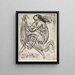 Dancing Painting - Wilhelm Oesterle — framed artwork on a wall