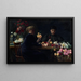 Ladies at a Flower Table - Wilhelm Peters — framed artwork on a wall