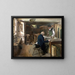 In the stained glass workshop - Wilhelm Rügge the Younger — framed artwork on a wall