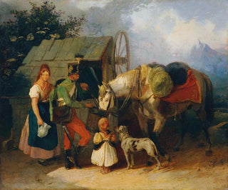 Hussard au puits - Wilhelm Richter — artwork view