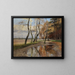Cavaliers sous des arbres d'automne - Wilhelm Schroeter — framed artwork on a wall