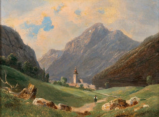 A View of Tyrol - Wilhelm Steinfeld — artwork view