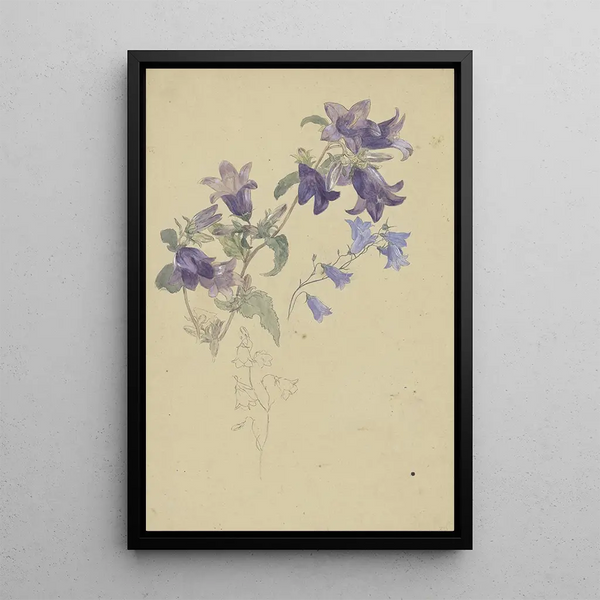 Jacinthes des bois - Wilhelm Steinhausen — framed artwork on a wall