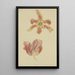 Tulips Parrot Painting - Wilhelm Steinhausen — framed artwork on a wall