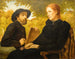 Self-portrait of the artist with his wife - Wilhelm Steinhausen — artwork view