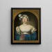 Portrait of Louise, Queen of Prussia - Wilhelm Ternite — framed artwork on a wall