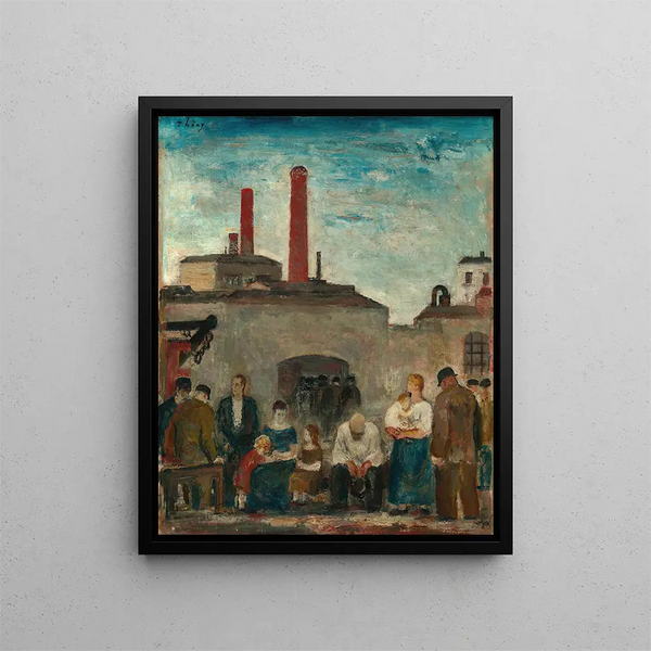 Chambre du travail - Wilhelm Thöny — framed artwork on a wall
