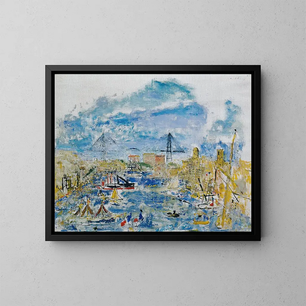 Port of Marseille - Wilhelm Thöny — framed artwork on a wall