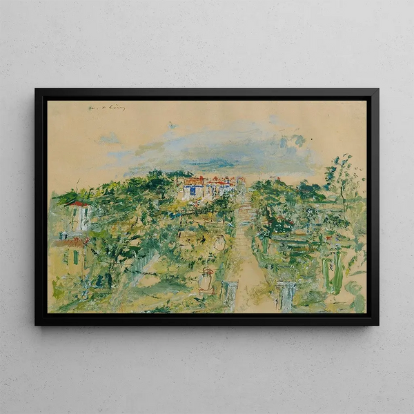 Rue à Sanary-sur-Mer - Wilhelm Thöny — framed artwork on a wall