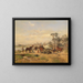 Rupture de route vers Rothenburg - Wilhelm Velten — framed artwork on a wall